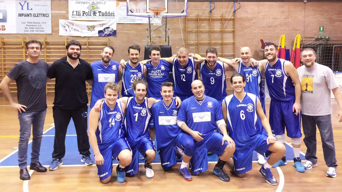 La squadra di Promozione 2016/2017 della ASD Folllonica Basket