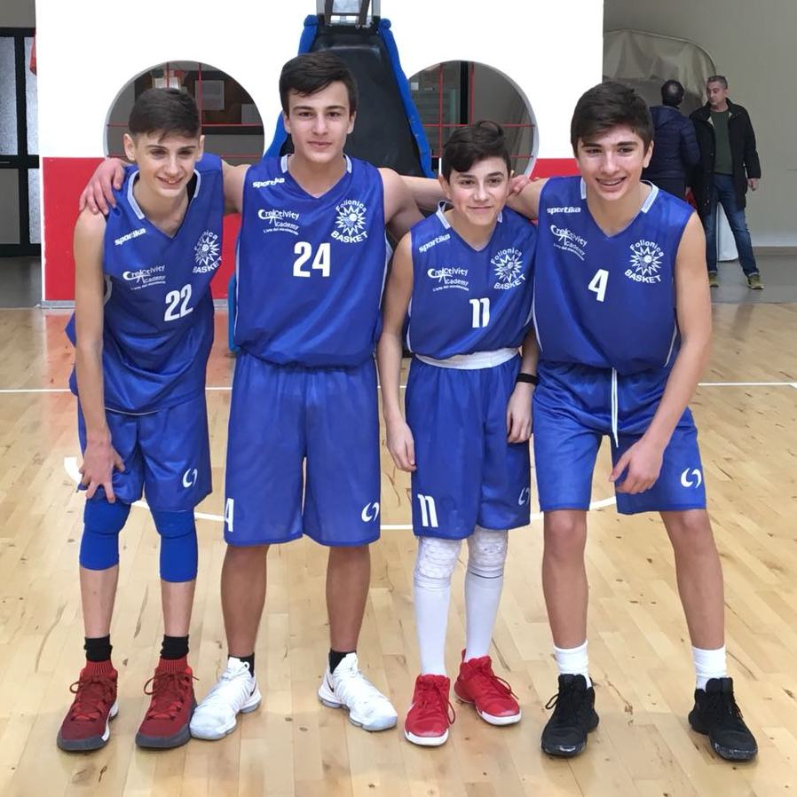 Dario Battaglini, Alessio Cornacchini, Riccardo Villani e Emanuele Bernardi, vincitori della fase Provinciale del Join The Game 2018