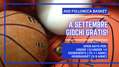 Open Days 2022 ASD Follonica Basket